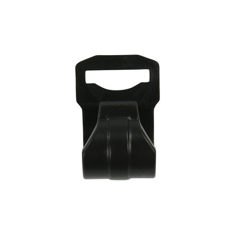 Clip para poste de tienda de campana de 20-25 mm con ranura negra