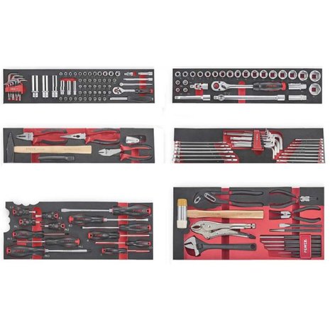 Kit de herramientas de acero resistente de 5 piezas (EVA)