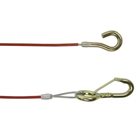 Cable de seguridad de 1 m con gancho