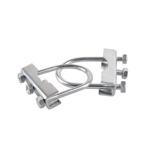 Abrazadera de 48 mm para rueda de morro + 2 soportes en U de 60 70 mm
