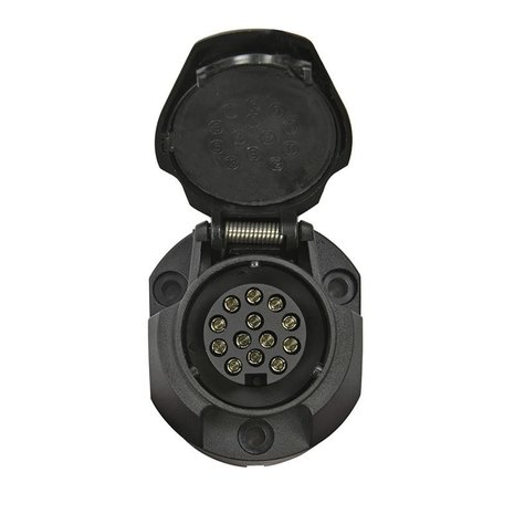 Conector hembra de 13 pines tipo Jaeger con microinterruptor