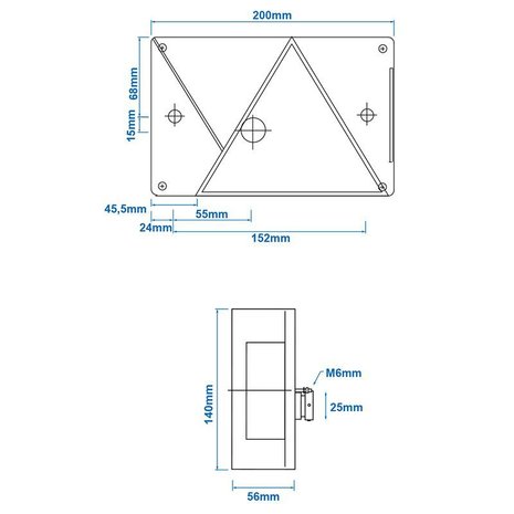 Luz trasera derecha Aspock Multipoint IV