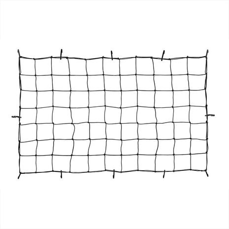 Remolque elástico y red de carga de 90x150cm con ganchos de plástico