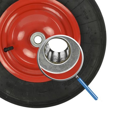 Neumatico con llanta metalica 164.00-8