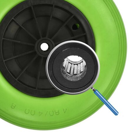 Neumatico de PU con llanta de plastico 164.00-8