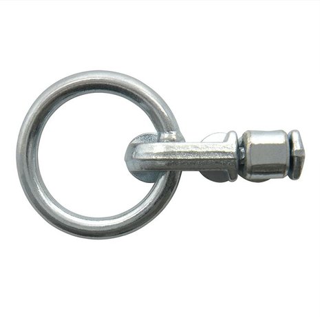 Accesorio de perno prisionero doble con anillo redondo