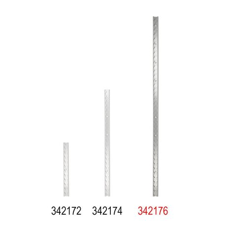 Riel de encuadernacion de aluminio de 100 cm