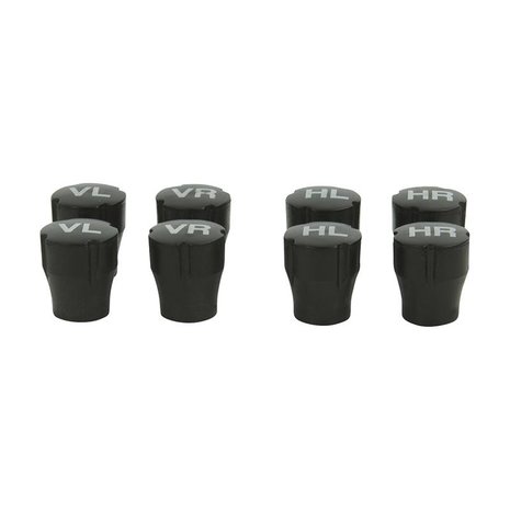 Tapones de valvula para marcar neumaticos - Juego de 8