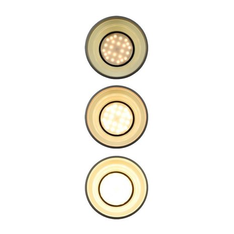 Lampara colgante LED plegable de silicona blanca de 20 cm de diametro.