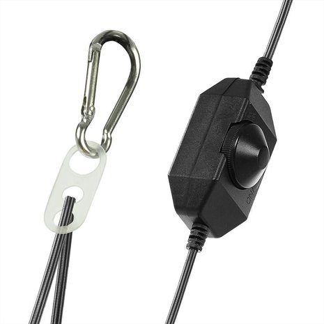Lampara colgante LED plegable de silicona blanca de 20 cm de diametro.