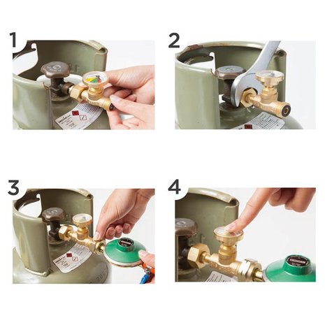 Fusible de cilindro de gas GasStop para cilindros de gas propano NL 21 8 mm LH (G.5) GSNL1