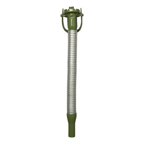 Pico vertedor metalico flexible apto para gasolina de 20 mm
