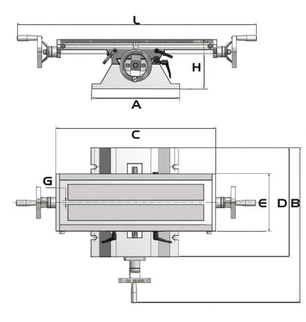 Cruz de mesa 945x483x169mm