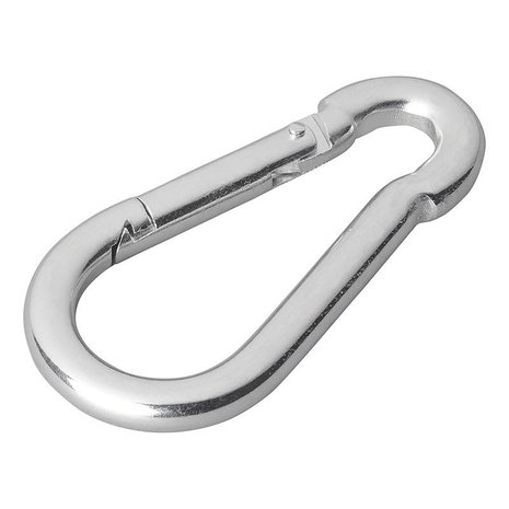 Mosqueton de metal 8x80mm x10 pieces