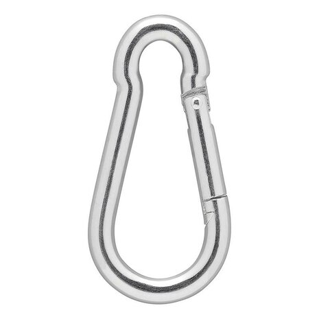 Mosqueton de metal 8x80mm x10 pieces