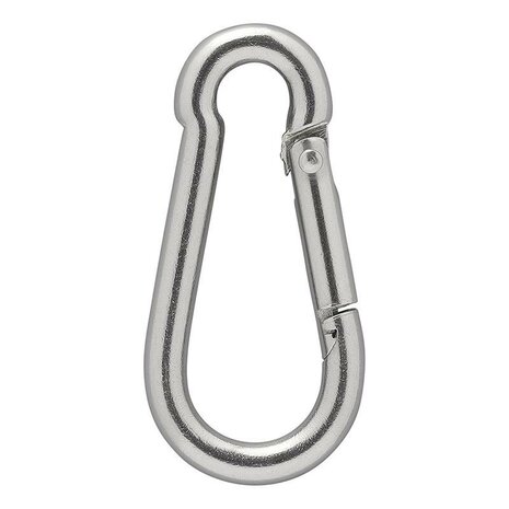 Mosqueton de acero inoxidable 6x60mm x10 pieces