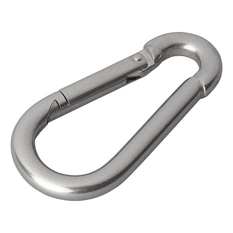 Mosqueton de acero inoxidable 8x80mm x10 pieces