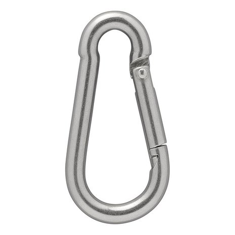 Mosqueton de acero inoxidable 8x80mm x10 pieces