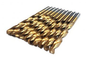 Brocas helicoidales HSS de 1 mm x 10 piezas