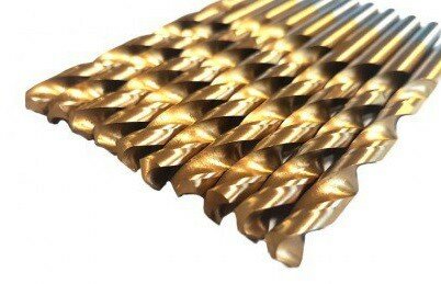 Brocas helicoidales HSS de 3 mm x 10 piezas