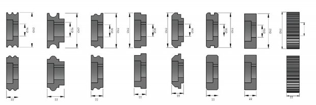 Dispositivo frontal manual 1.2x140mm