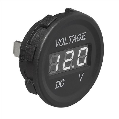 Voltímetro digital de montaje empotrado de 6-30V