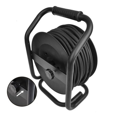 Enrollador de cable CEE 25M 3x1 5mm² (2x Schuko + 1x CEE)