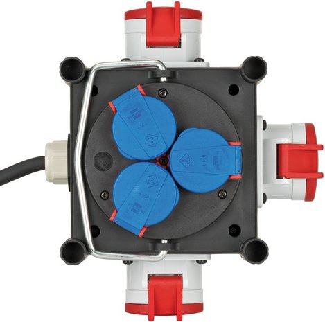 Divisor de caudal compacto de goma BSV 3 LS E/16 2 IP44 1m H07RN-F 5G1.5