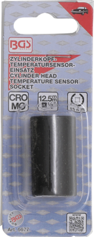 Sensor de temperatura de la culata insertable 15 mm para Ford