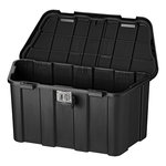 Storage box drawbar plastic 45L with number combination lock