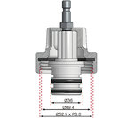 Adaptador N 21 para BGS 8027/8098:Opel Astra J + Zafira C
