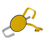 Wheel clamp 13-16 inch with steel disk