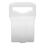 Clip para poste de tienda de campana de 20-25 mm con ranura blanca