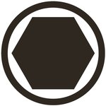 Int. Hex. Bit 30 mm korte broek, 4 mm, 3/8