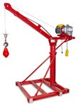 Gr a movil de 500 kg con cabrestante electrico de 230v