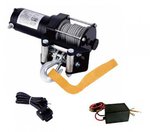 Cabrestante 12V 907kg 750w, 15.2m