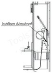 Puente de elevación de 2 columnas 4t con enlace superior