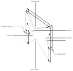 Puente de elevación de 2 columnas 4t con enlace superior