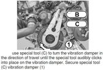 Soporte de polea de cigüeñal y conjunto de herramientas giratorias para BMW 2.5D