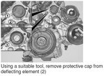 Soporte de polea de cigüeñal y conjunto de herramientas giratorias para BMW 2.5D