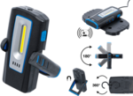 Lampara de taller LED COB con iman y gancho plegable con funcion de carga inductiva