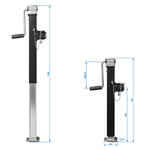 Pata de apoyo extensible para trabajo pesado SH62 5000