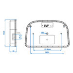 Luz trasera de 7 funciones 240x150mm LED izquierda