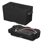 Caja de bateria 35x18x20cm 2x USB - 1x toma 12V - Voltimetro