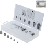 Surtido de insertos roscados autorroscantes 32 piezas