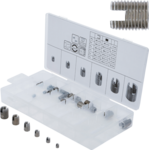 Surtido de insertos roscados autorroscantes 32 piezas