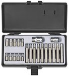 Caja de 22 bits Torx perforado