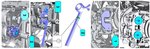 Juego de herramientas de ajuste del eje compensador para motores diesel DOHC 2.2