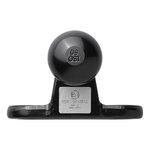 Bola de remolque negra en angulo D17.2 S350 homologada tipo E