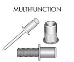 Riveteertang para remaches ciegos, tuercas y tornillos